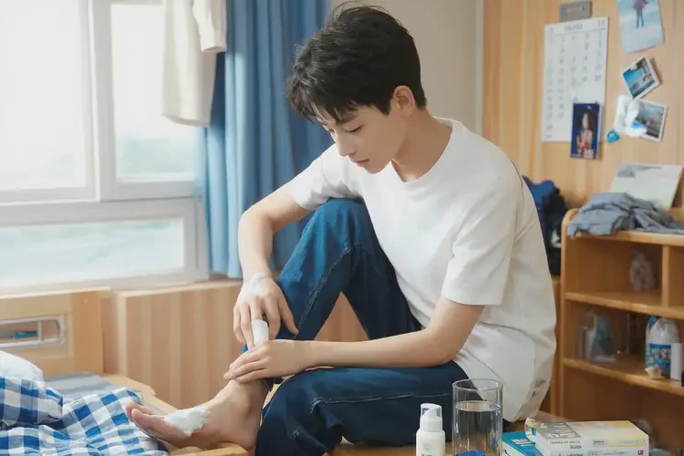 大学生小腿容易长湿疹不管它会自己自愈吗(图2)