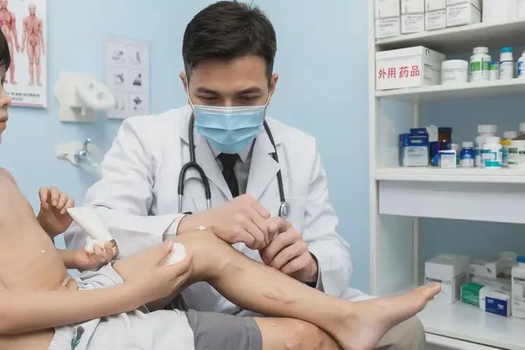 小孩小腿上偶爾長濕疹能夠徹底治愈嗎(圖3)