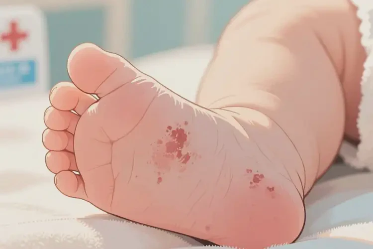 嬰兒腳上偶爾長(zhǎng)濕疹能夠徹底治愈嗎(圖2)