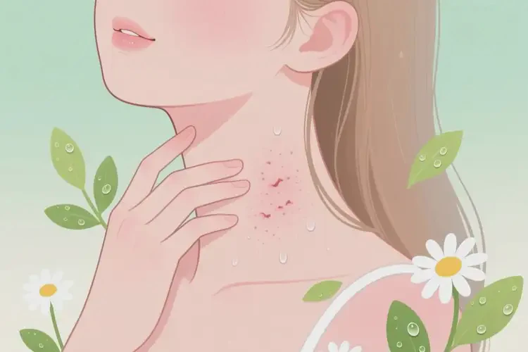 女生脖子容易長(zhǎng)濕疹可不可以徹底自愈(圖4)