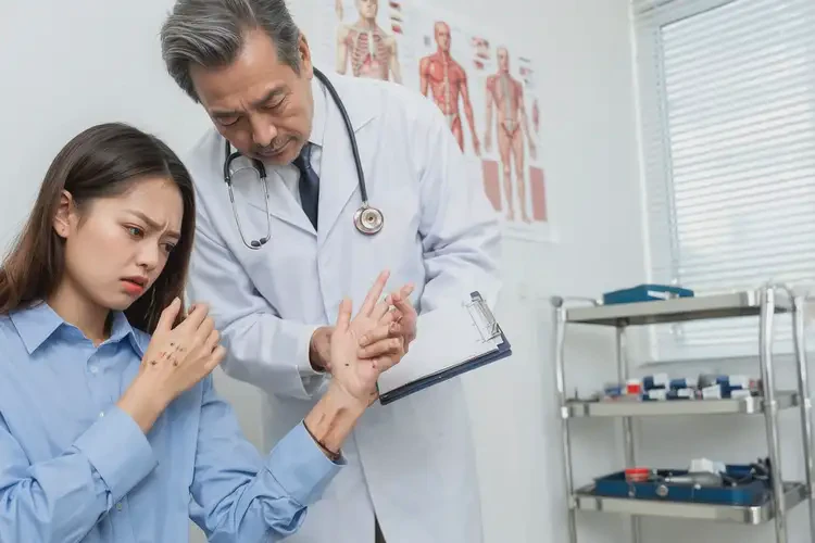 女生手上起濕疹不管它會自己痊愈嗎(圖1)