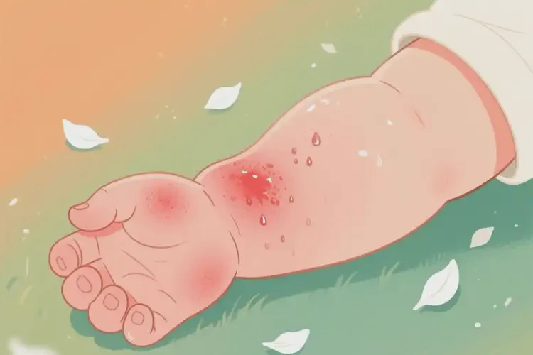 寶寶手臂出濕疹不管它會(huì)自己自愈嗎(圖2)