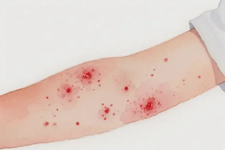 小兒手臂經(jīng)常起濕疹不管它會(huì)自己自愈嗎(圖4)