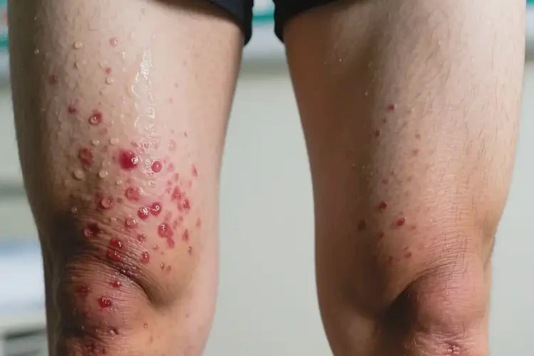 男性大腿上有濕疹可以徹底自愈嗎(圖2)