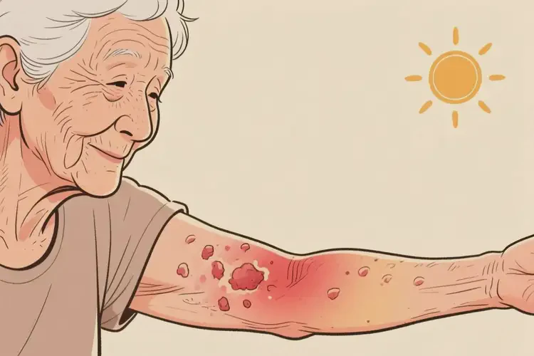 高齡老人手臂上偶爾起濕疹不管它會自己自愈嗎(圖3)