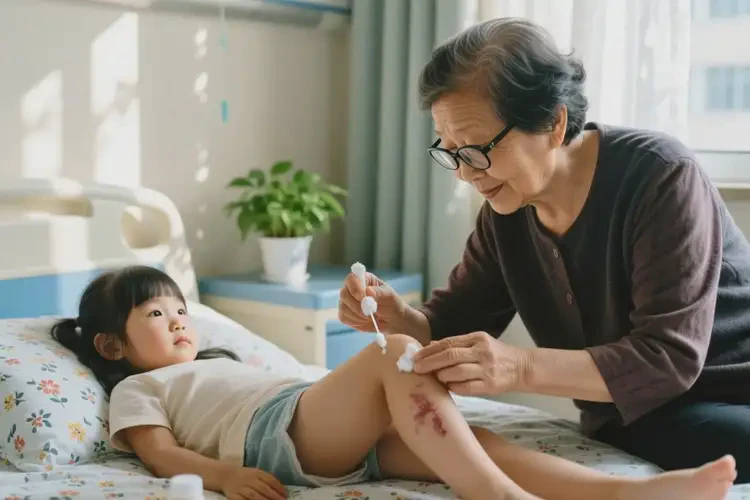 少兒大腿上出濕疹可不可以徹底自愈(圖2)