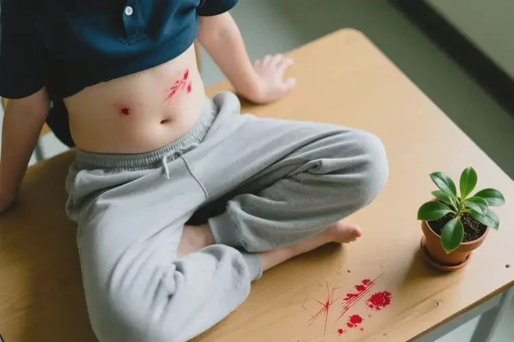 中學生肚子上經(jīng)常起濕疹不管它會自己痊愈嗎(圖1)