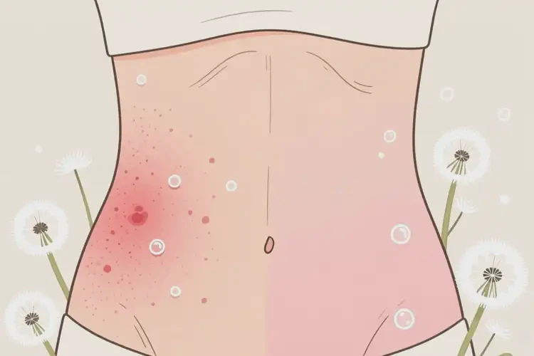 女性肚子容易起濕疹可以徹底自愈嗎(圖3)