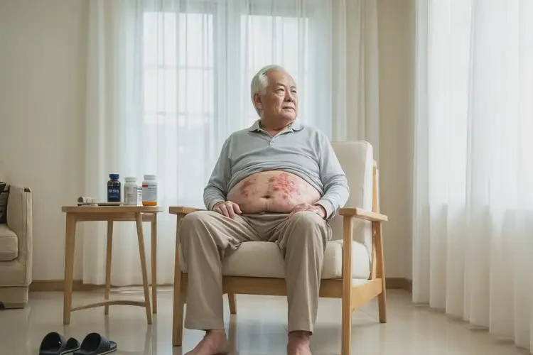 高齡老人肚子出濕疹能徹底自愈嗎(圖4)