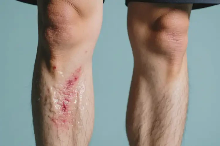 男人小腿偶尔长湿疹能够彻底治愈吗(图2)