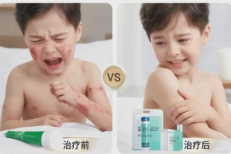 小孩四肢有濕疹能夠徹底治愈嗎(圖1)