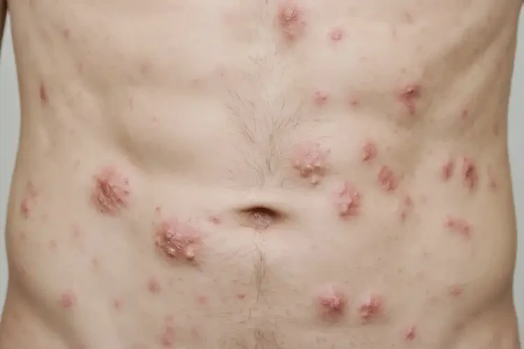 男生肚子容易起濕疹不管它會(huì)自己自愈嗎(圖4)