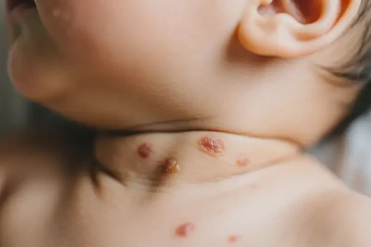 嬰兒脖子起濕疹不管它會自己自愈嗎(圖4)