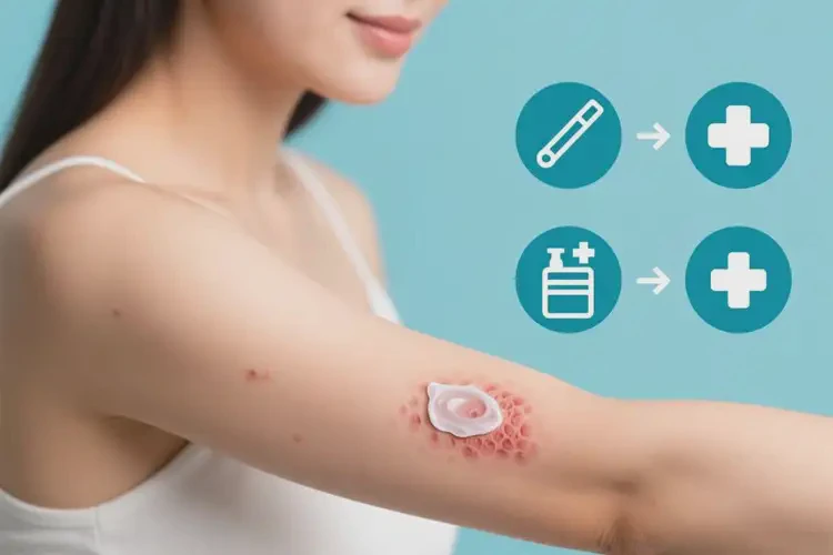 女人手臂起濕疹能夠徹底治愈嗎(圖2)