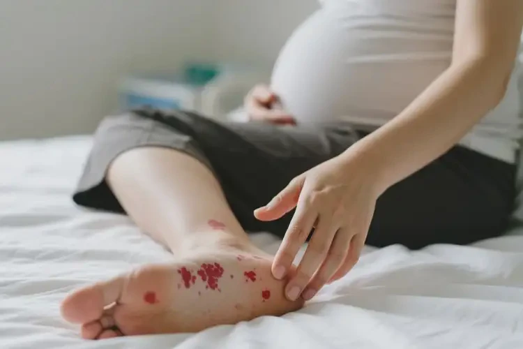 產(chǎn)婦腳上有濕疹不管它會(huì)自己自愈嗎(圖4)