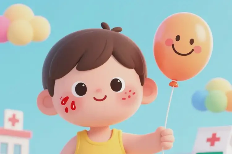 兒童臉上長濕疹不管它會自己痊愈嗎(圖2)