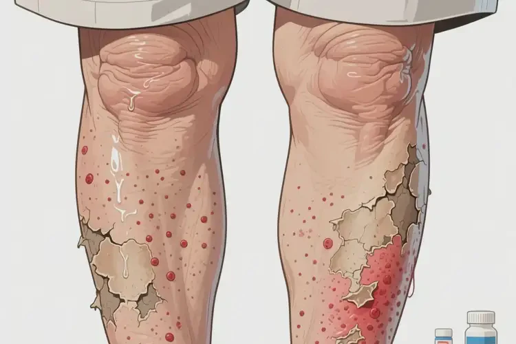 老年人小腿出濕疹可不可以徹底自愈(圖1)