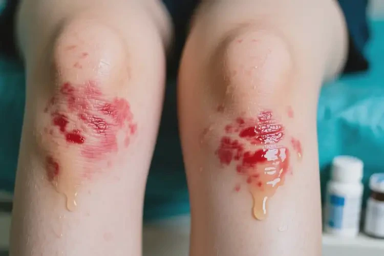 女生小腿容易起湿疹不管它会自己好吗(图3)