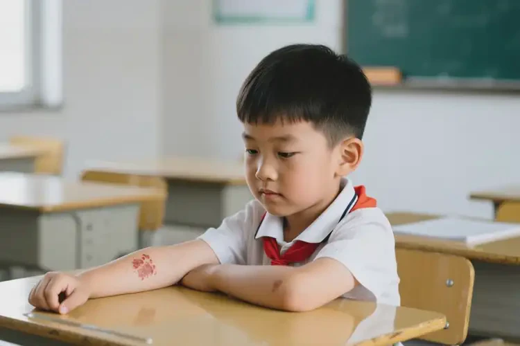 小學生手臂偶爾長濕疹能靠自己自愈嗎(圖2)