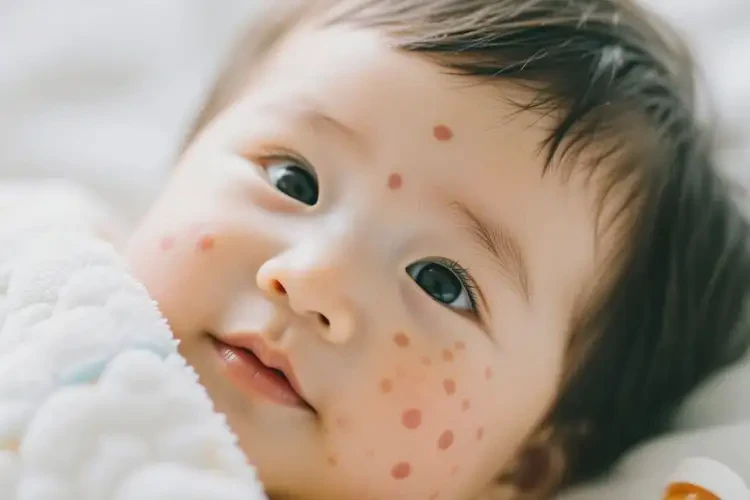 幼兒面部偶爾起濕疹能徹底自愈嗎(圖3)