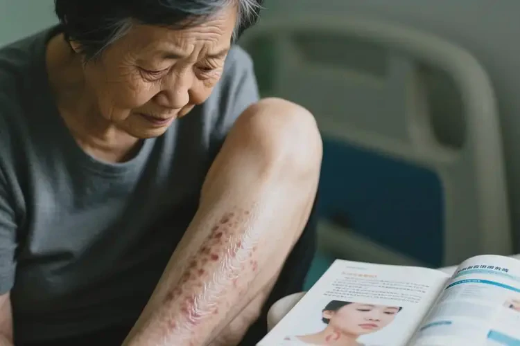 老年人小腿容易长湿疹可以彻底自愈吗(图2)