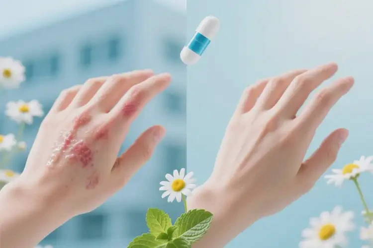 女人四肢容易長(zhǎng)濕疹不管它會(huì)自己痊愈嗎(圖3)