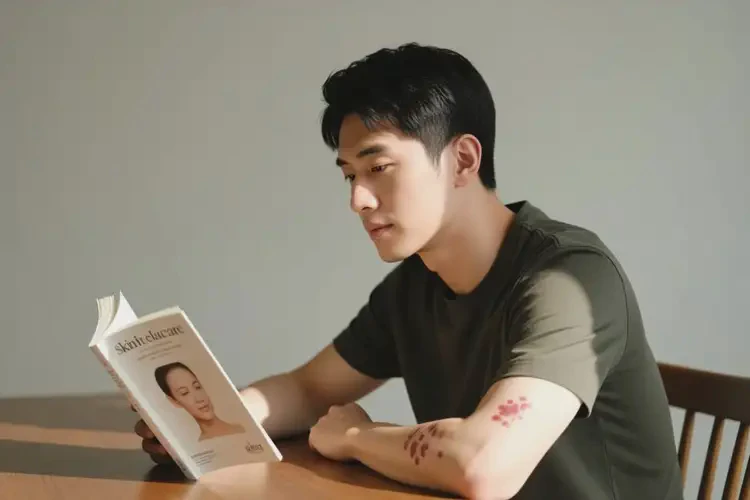 男人手臂容易起濕疹能夠徹底治愈嗎(圖1)