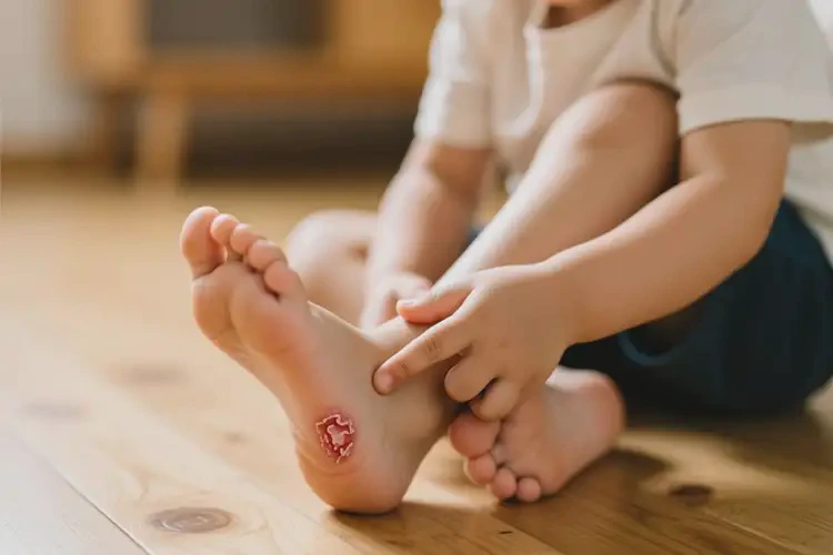 小孩腳上偶爾起濕疹不管它會自己好嗎(圖3)