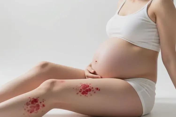 產(chǎn)婦大腿出現(xiàn)濕疹不管它會(huì)自己自愈嗎(圖2)