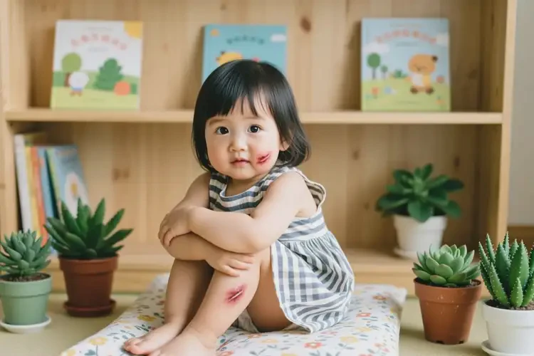小孩全身經(jīng)常長濕疹不管它會自己好嗎(圖1)