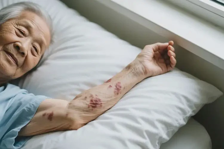 老年人四肢出濕疹不管它會自己好嗎(圖2)