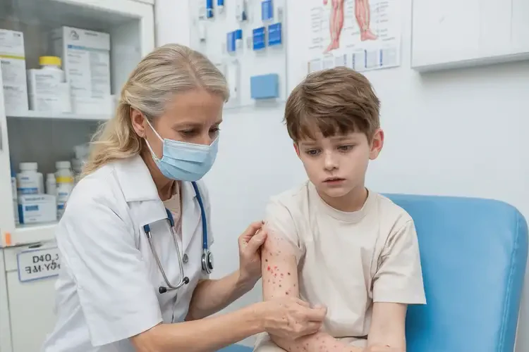 孩子手臂出現(xiàn)濕疹能徹底自愈嗎(圖2)