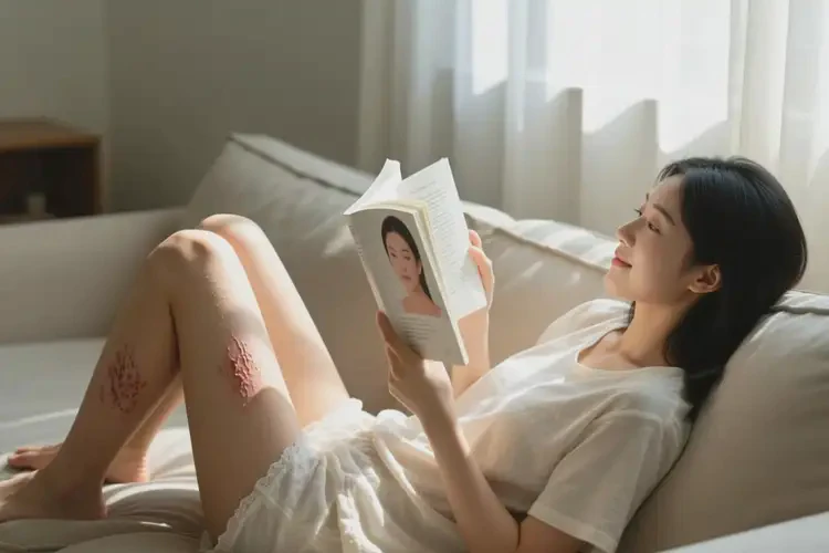 青年人大腿上起濕疹可不可以徹底自愈(圖2)