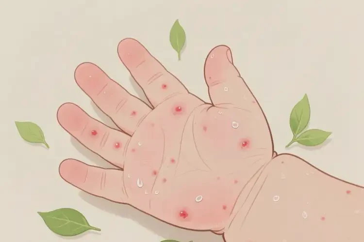 嬰兒手上偶爾起濕疹能靠自己自愈嗎(圖1)