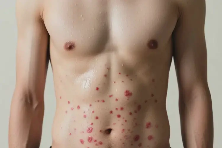 男性肚子起濕疹不管它會自己好嗎(圖2)