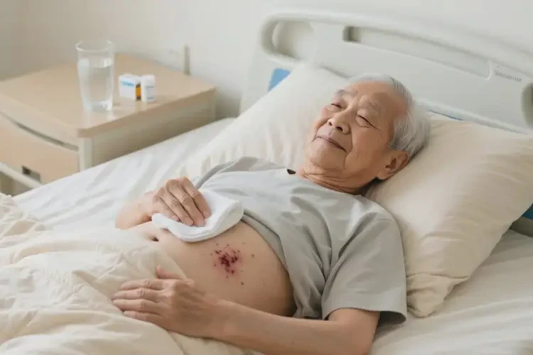 高齡老人肚子上偶爾長(zhǎng)濕疹能不能徹底自愈(圖3)