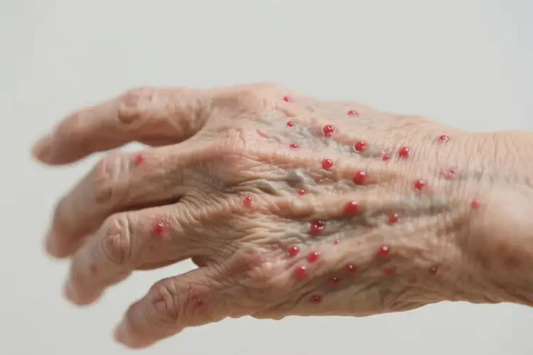 老年人手上起湿疹不管它会自己自愈吗(图2)