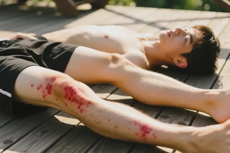 青年人大腿上偶爾起濕疹可不可以徹底自愈(圖2)