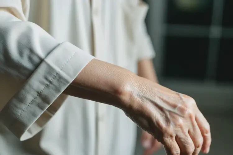 老年人手臂上經(jīng)常起濕疹不管它會自己自愈嗎(圖3)