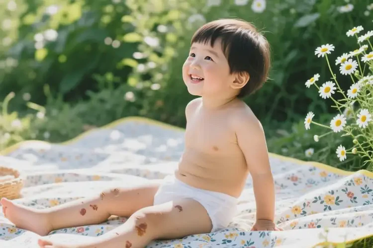 小孩大腿上偶尔长湿疹能够彻底治愈吗(图2)