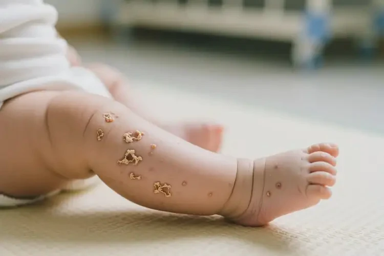 嬰兒小腿上長濕疹不管它會自己好嗎(圖2)