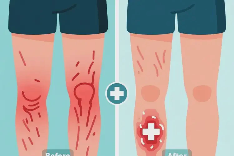 男性大腿出濕疹能夠徹底治愈嗎(圖1)