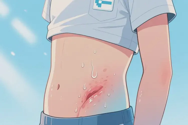 青少年肚子偶爾起濕疹不管它會(huì)自己自愈嗎(圖2)