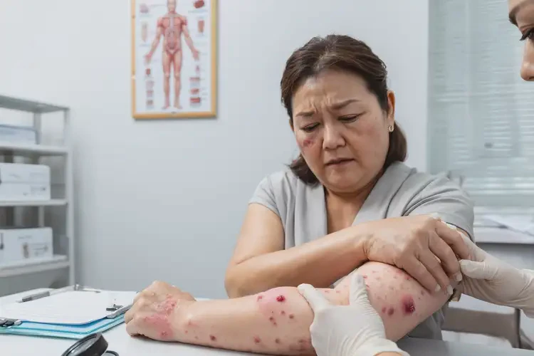 女人身上有濕疹可以徹底自愈嗎(圖4)