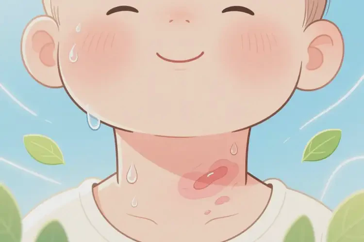 少兒脖子有濕疹可以徹底自愈嗎(圖3)