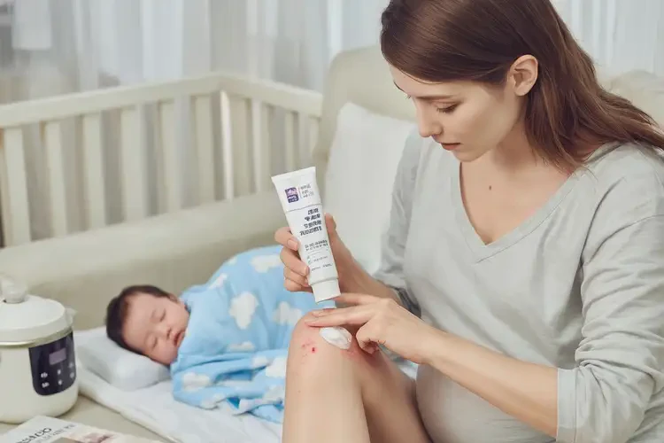 哺乳期妈妈小腿出现湿疹不管它会自己自愈吗(图2)