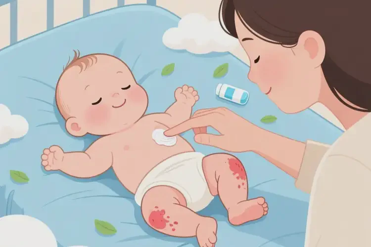 寶寶大腿經(jīng)常長濕疹不管它會自己自愈嗎(圖3)