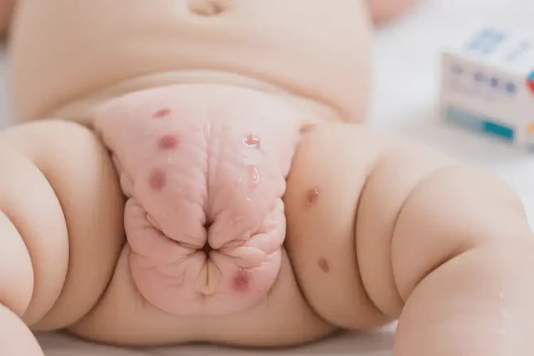 嬰兒肛周偶爾長濕疹能徹底自愈嗎(圖1)