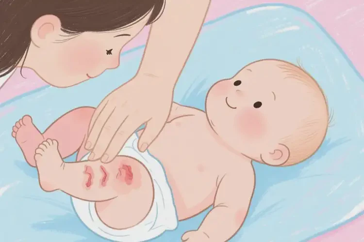 嬰幼兒小腿出濕疹能徹底自愈嗎(圖3)