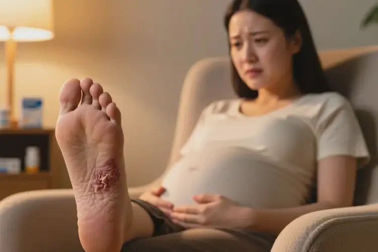 產(chǎn)婦腳上有濕疹不管它會(huì)自己自愈嗎(圖3)